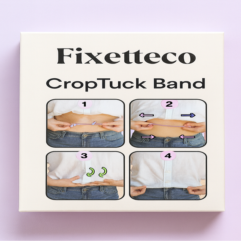 FIXETTECO Adjustable Crop Tuck Band